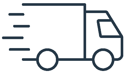 Icon of delivery truck.