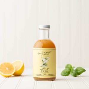 Citrus Basil Cocktail and Mocktail Mixer